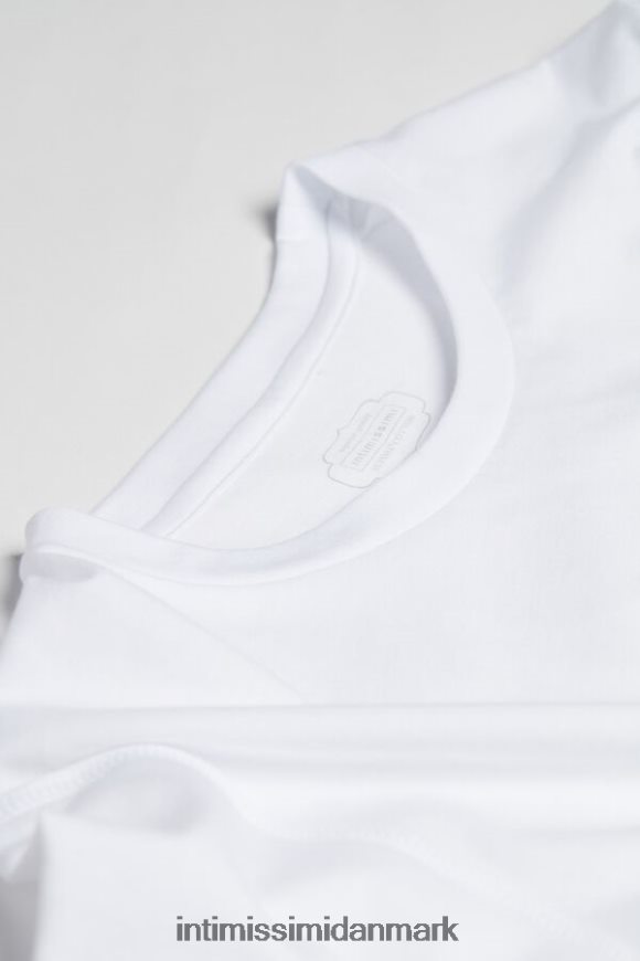 Intimissimi kortærmet supima bomuldstop Kvinder 001-hvid beklædning 8DZ4XJ1422