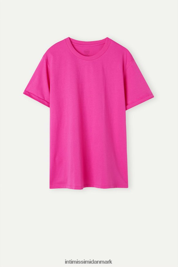 Intimissimi kortærmet supima bomuldstop Kvinder 206j-valentin pink beklædning 8DZ4XJ1283