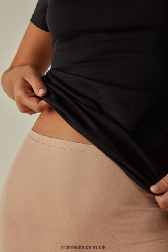 Intimissimi kortærmet t-shirt i ultrafrisk supima bomuld Kvinder 019-sort beklædning 8DZ4XJ1455