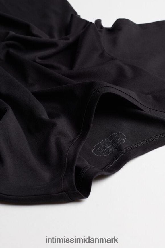 Intimissimi kortærmet t-shirt i ultrafrisk supima bomuld Kvinder 019-sort beklædning 8DZ4XJ1455