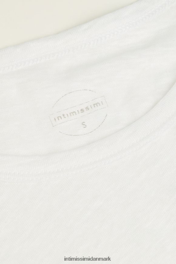 Intimissimi linned kortærmet skjorte Kvinder 001-hvid beklædning 8DZ4XJ1313