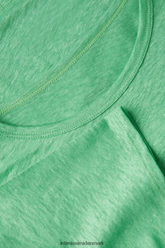 Intimissimi linned kortærmet skjorte Kvinder 218j-æble mynte beklædning 8DZ4XJ1309