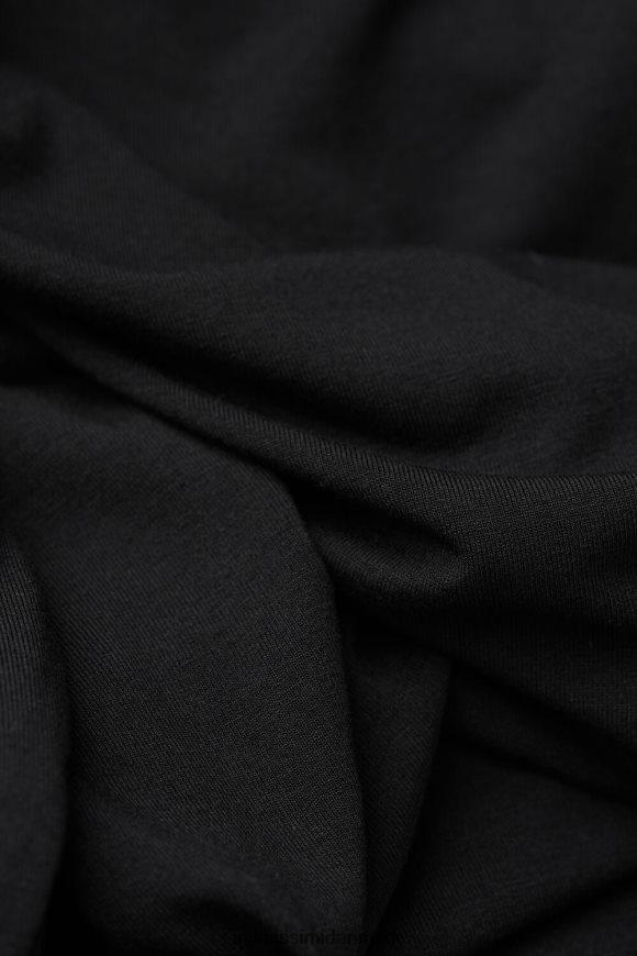 Intimissimi langærmet mikromodal top med bådhals Kvinder 019-sort beklædning 8DZ4XJ1359