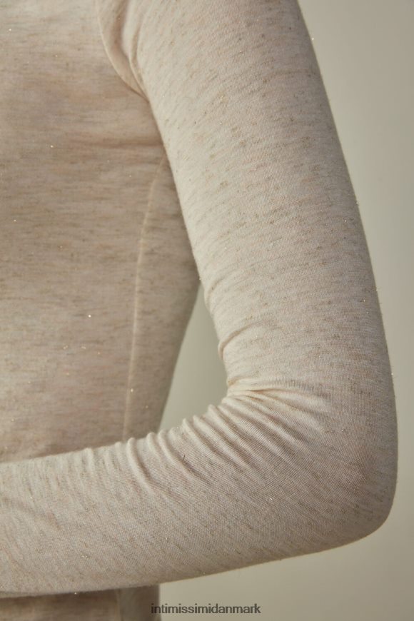 Intimissimi let modal med halt kashmir top med høj hals Kvinder 843i-råhvid halt beklædning 8DZ4XJ1381