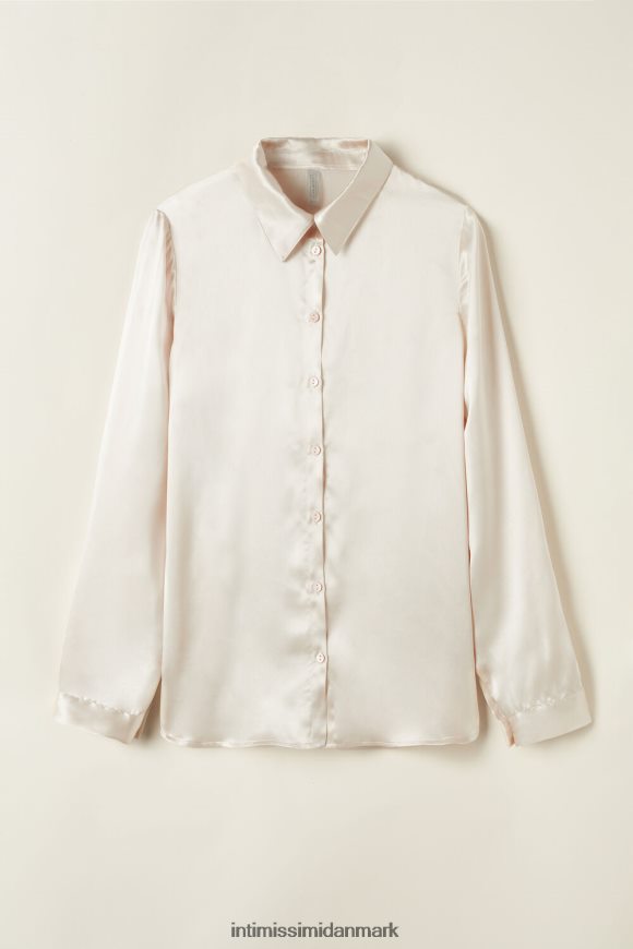 Intimissimi langærmet silke top Kvinder 2280-lyserød silke beklædning 8DZ4XJ1373