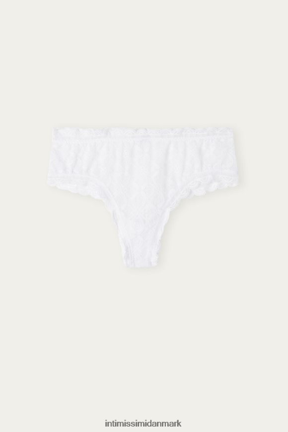 Intimissimi brasilianske franske trusser med blonder Kvinder 001-hvid undertøj 8DZ4XJ1060