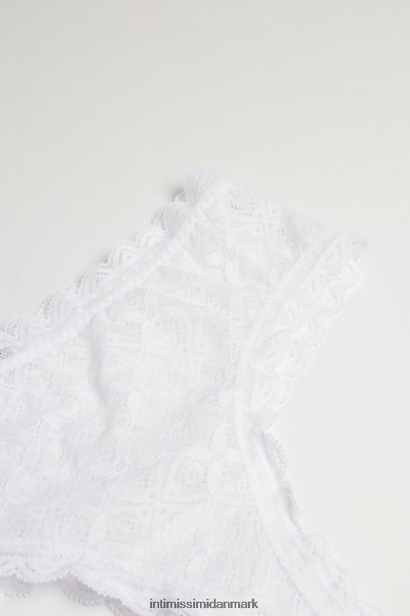 Intimissimi brasilianske franske trusser med blonder Kvinder 001-hvid undertøj 8DZ4XJ1060