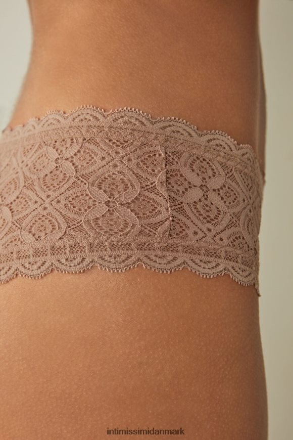 Intimissimi brasilianske franske trusser med blonder Kvinder 044-blød beige undertøj 8DZ4XJ1052