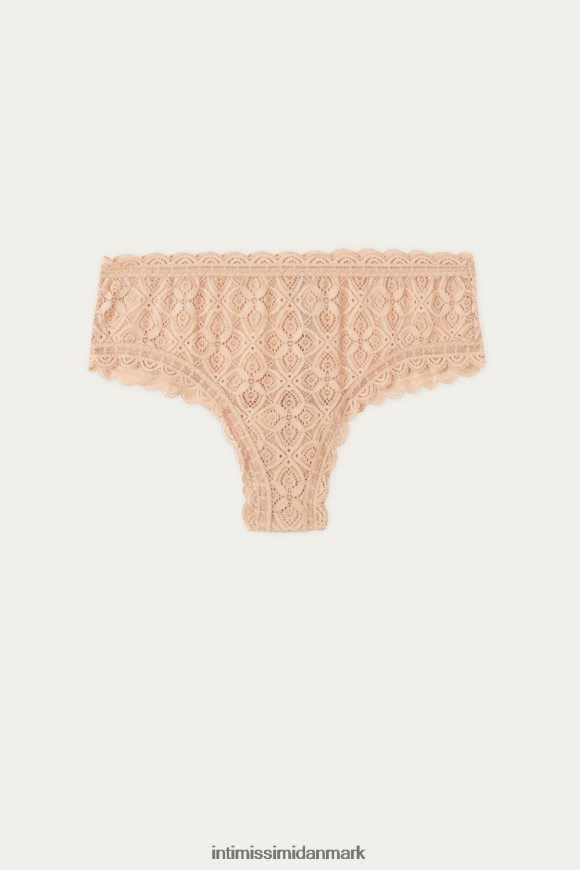 Intimissimi brasilianske franske trusser med blonder Kvinder 044-blød beige undertøj 8DZ4XJ1052