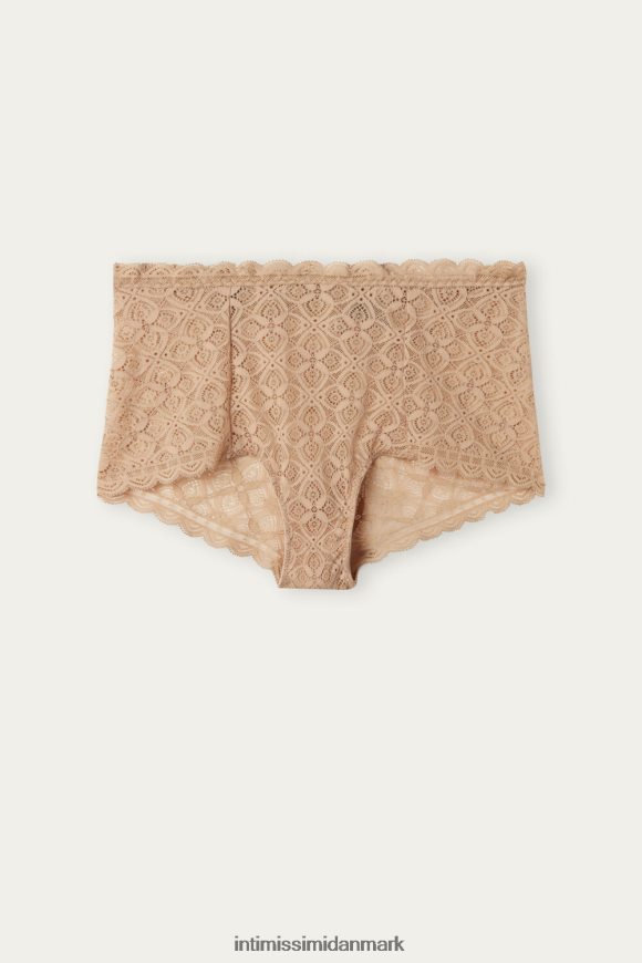 Intimissimi franske knickers med høje blonder Kvinder 044-blød beige undertøj 8DZ4XJ1058