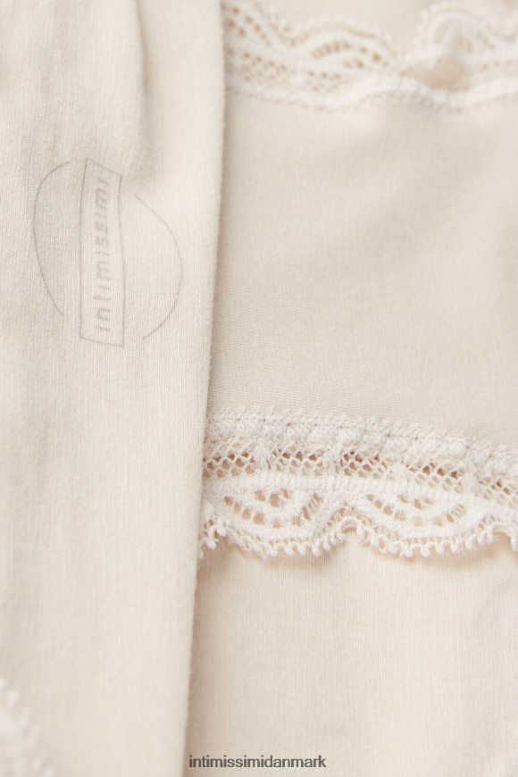 Intimissimi højtaljede franske trusser af bomuld og blonder Kvinder 2280-lyserød silke undertøj 8DZ4XJ919