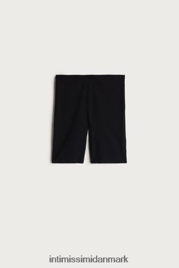 Intimissimi sømløse supima bomuldshorts Kvinder 019-sort undertøj 8DZ4XJ1178