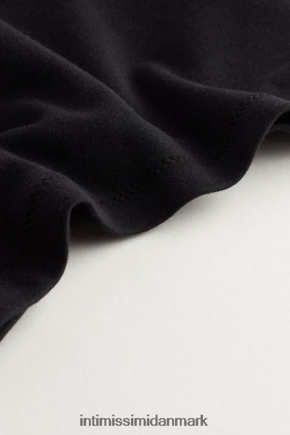 Intimissimi sømløse supima bomuldshorts Kvinder 019-sort undertøj 8DZ4XJ1178