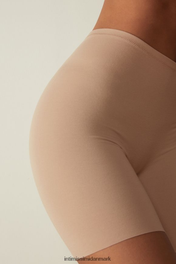 Intimissimi sømløse supima bomuldshorts Kvinder 044-blød beige undertøj 8DZ4XJ1177