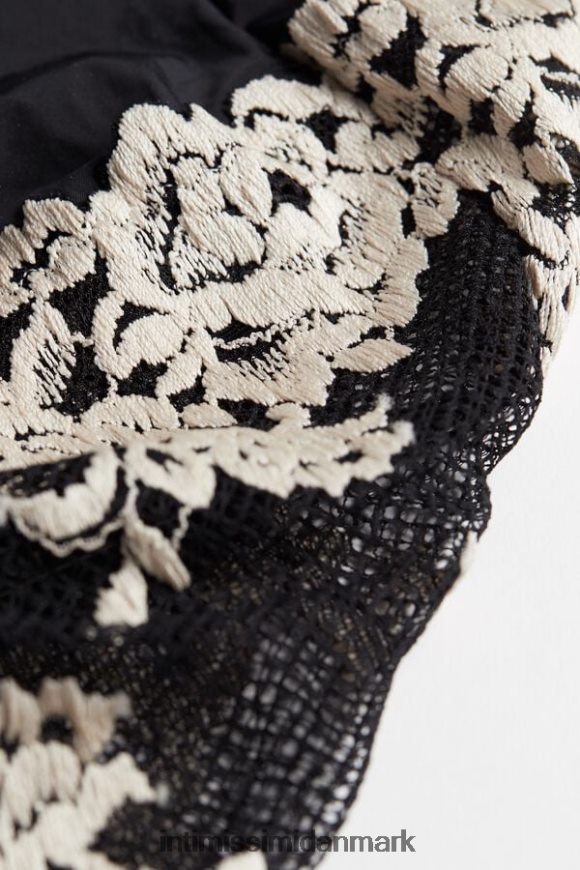 Intimissimi smukke blomster franske trusser Kvinder 9887-sort/elfenben undertøj 8DZ4XJ1167