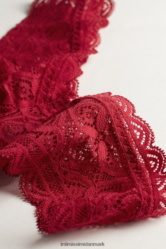 Intimissimi 80\'er-stil brasilianske blondetrusser Kvinder 1473-rød undertøj 8DZ4XJ1036