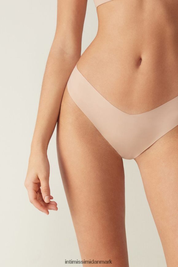Intimissimi 80\'er stil ultralette brasilianske trusser i mikrofiber Kvinder 044-blød beige undertøj 8DZ4XJ1115