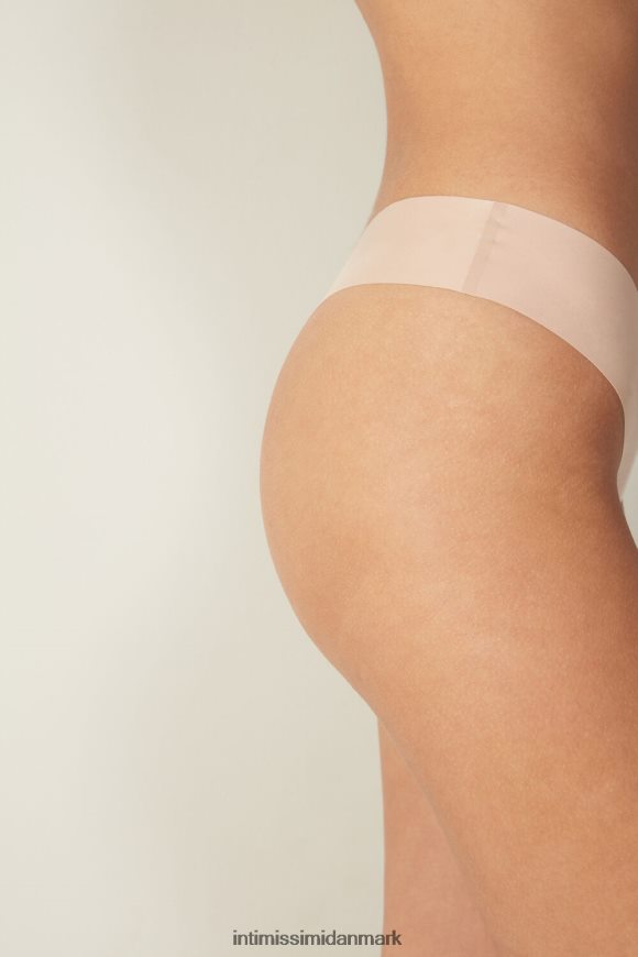 Intimissimi 80\'er stil ultralette brasilianske trusser i mikrofiber Kvinder 044-blød beige undertøj 8DZ4XJ1115
