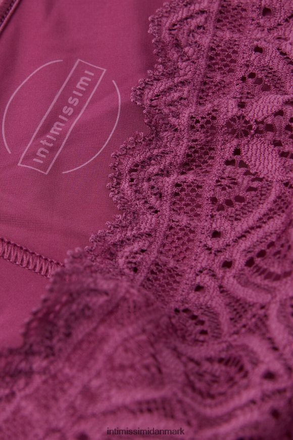 Intimissimi blonder og brasilianske trusser af mikrofiber Kvinder 345j-lilla vin undertøj 8DZ4XJ902