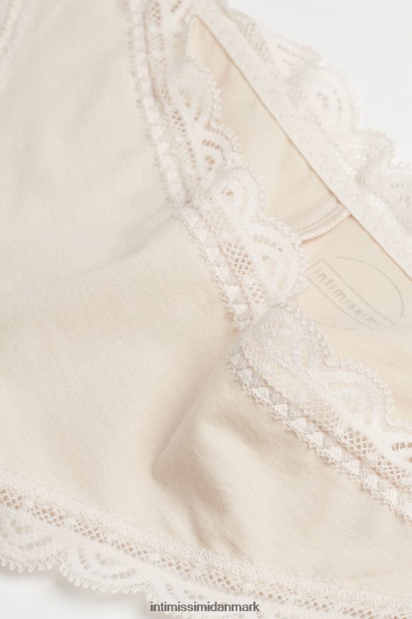 Intimissimi brasilianske trusser af bomuld og blonder Kvinder 2280-lyserød silke undertøj 8DZ4XJ1047