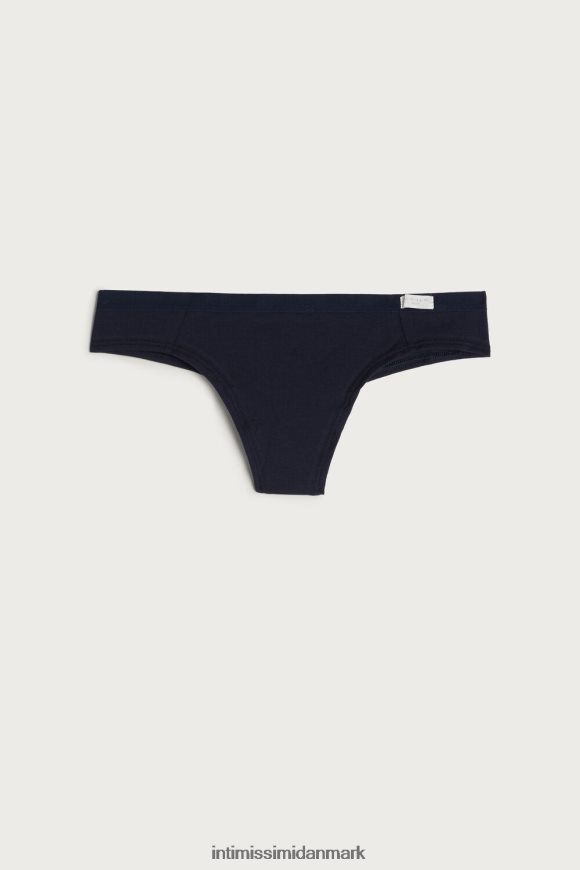 Intimissimi brasilianske trusser af naturlig bomuld Kvinder 1467-intens blå undertøj 8DZ4XJ1158
