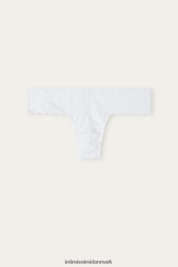 Intimissimi brasilianske trusser med blonder Kvinder 001-hvid undertøj 8DZ4XJ1087