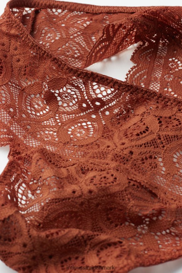 Intimissimi brasilianske trusser med blonder Kvinder 332j-lys kanel undertøj 8DZ4XJ874