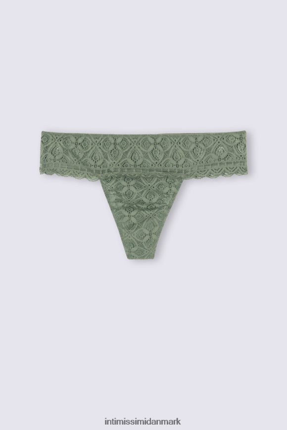Intimissimi brasilianske trusser med blonder Kvinder 344j-salvia grøn undertøj 8DZ4XJ869