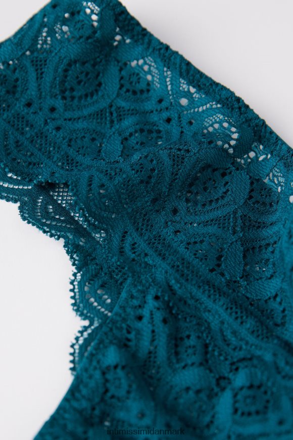 Intimissimi brasilianske trusser med blonder Kvinder 346j-blågrøn undertøj 8DZ4XJ861