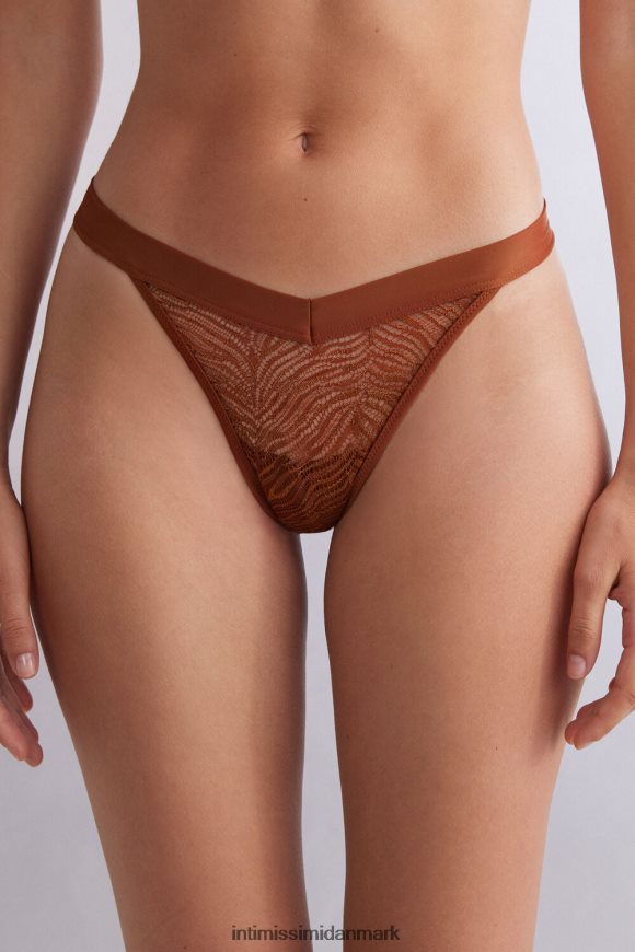 Intimissimi go animalier brasilianske trusser i 80'er-stil Kvinder 332j-lys kanel undertøj 8DZ4XJ842