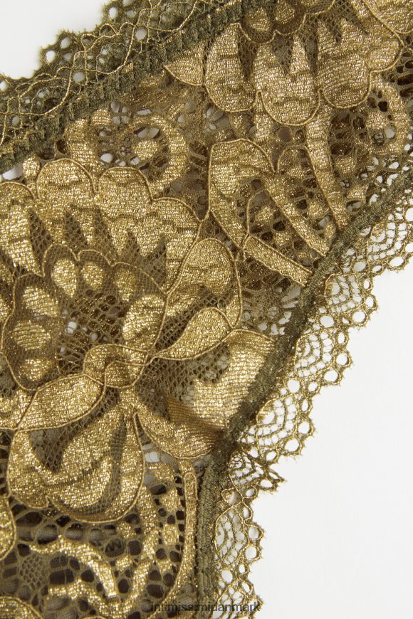 Intimissimi gylden gudinde brasilianske trusser i 80\'er-stil Kvinder 333j-grøn mos/oro undertøj 8DZ4XJ840