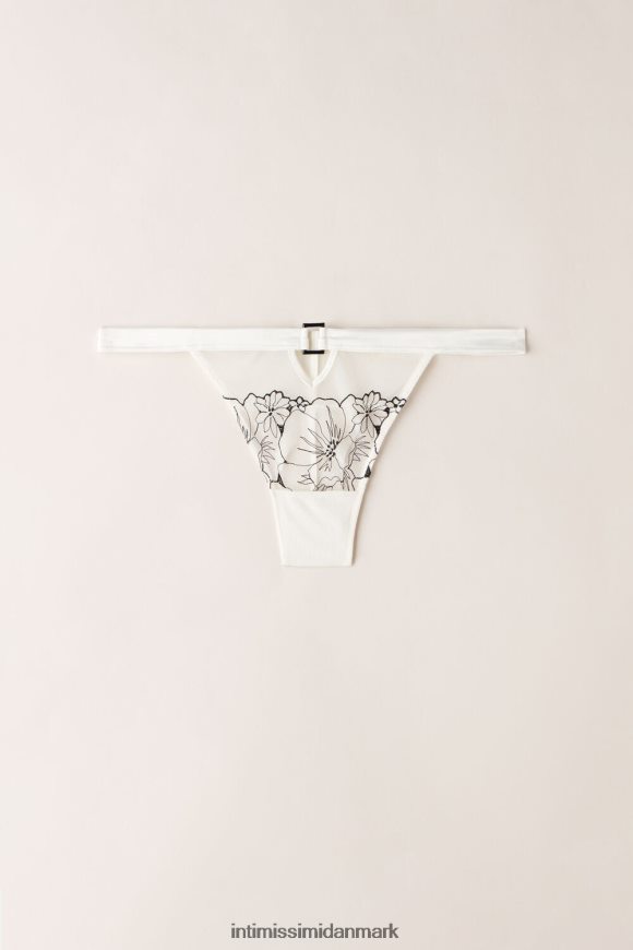 Intimissimi pure joy brasilianske trusser Kvinder 4718-pulver hvid/sort undertøj 8DZ4XJ958
