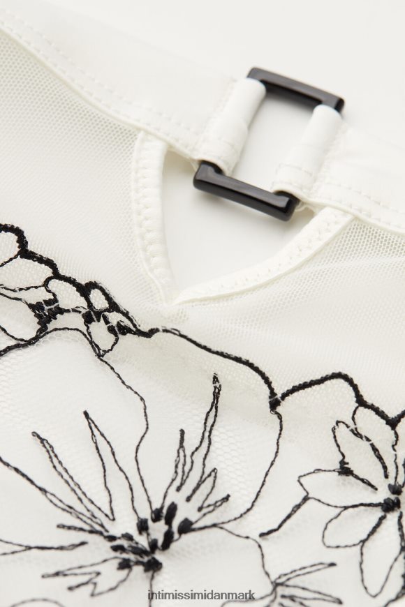 Intimissimi pure joy brasilianske trusser Kvinder 4718-pulver hvid/sort undertøj 8DZ4XJ958