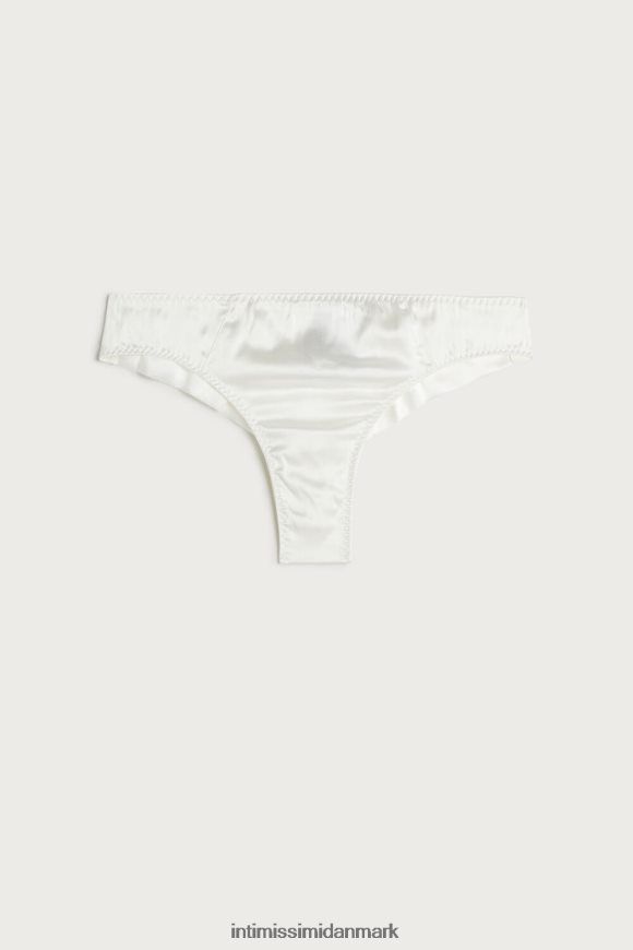Intimissimi silke brasilianske trusser Kvinder 2127-pulver hvid undertøj 8DZ4XJ1163