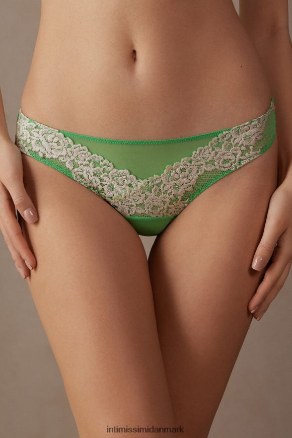 Intimissimi smukke blomster brasilianske trusser Kvinder 215j-æble mynte/elfenben undertøj 8DZ4XJ954
