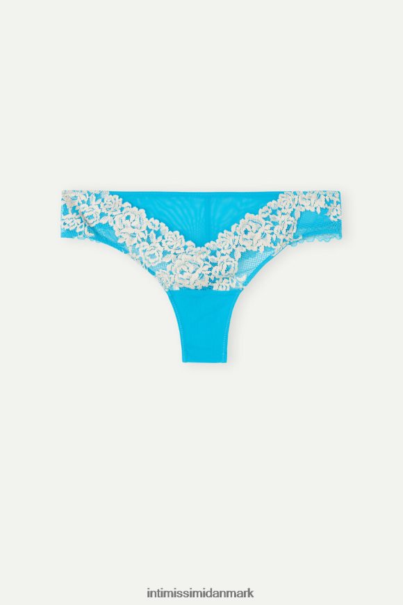 Intimissimi smukke blomster brasilianske trusser Kvinder 233j-digital turkis/elfenben undertøj 8DZ4XJ964