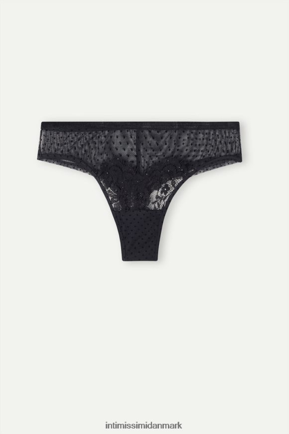 Intimissimi tid til at skinne brasilianske trusser Kvinder 019-sort undertøj 8DZ4XJ1006