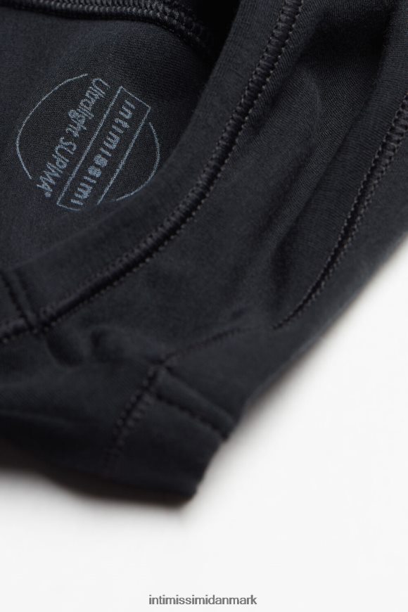 Intimissimi ultralette brasilianske supima-trusser i bomuld Kvinder 019-sort undertøj 8DZ4XJ1108