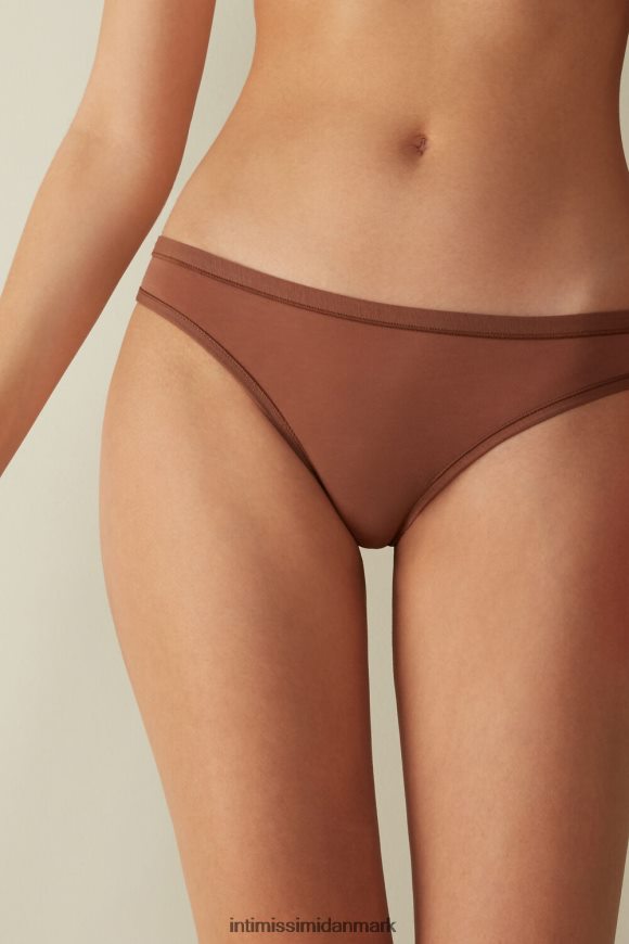 Intimissimi ultralette brasilianske supima-trusser i bomuld Kvinder 502i-mørk beige undertøj 8DZ4XJ1104