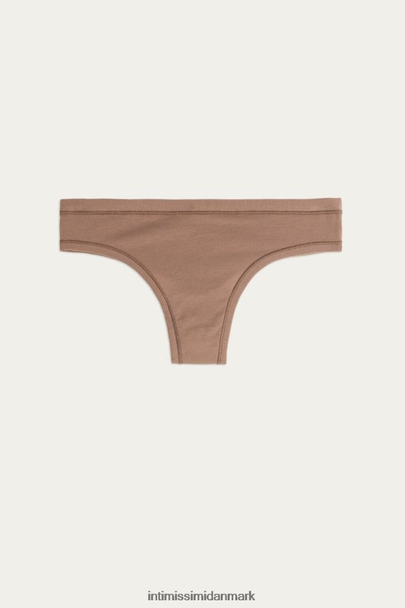 Intimissimi ultralette brasilianske supima-trusser i bomuld Kvinder 502i-mørk beige undertøj 8DZ4XJ1104