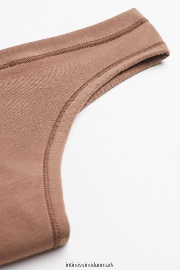 Intimissimi ultralette brasilianske supima-trusser i bomuld Kvinder 502i-mørk beige undertøj 8DZ4XJ1104