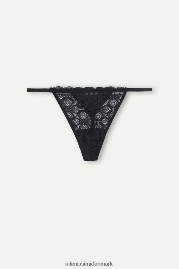 Intimissimi blondestreng med sidestropper Kvinder 019-sort undertøj 8DZ4XJ1090