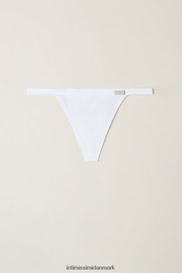Intimissimi bomuldsstreng med sidestropper Kvinder 001-hvid undertøj 8DZ4XJ1028