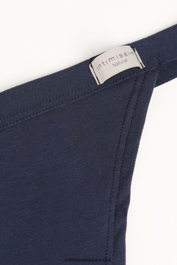 Intimissimi bomuldsstreng med sidestropper Kvinder 1467-intens blå undertøj 8DZ4XJ1023