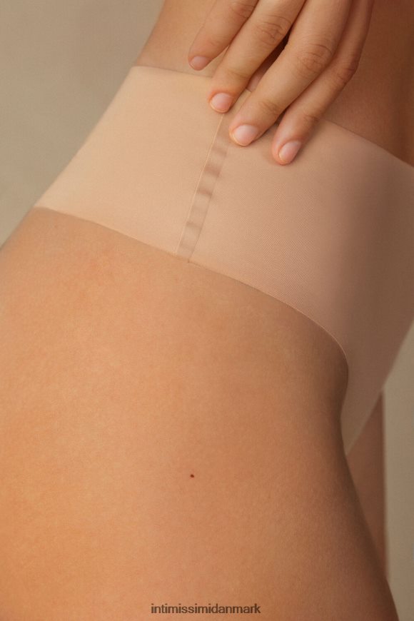Intimissimi højtaljet g-streng i sømløs ultralet mikrofiber Kvinder 044-blød beige undertøj 8DZ4XJ1025