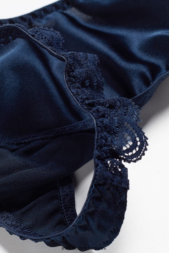 Intimissimi silke og blonde g-streng Kvinder 1467-intens blå undertøj 8DZ4XJ1050