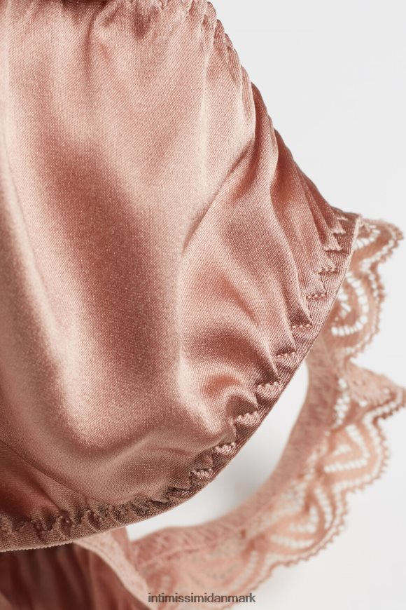 Intimissimi silke og blonde g-streng Kvinder 163i-satin pink undertøj 8DZ4XJ1131