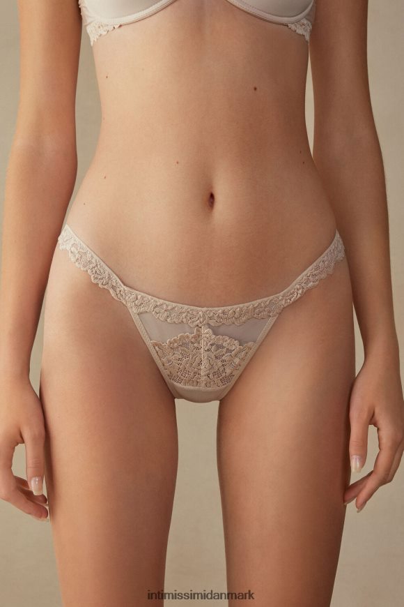 Intimissimi smukke blomsterstrenge med sidestropper Kvinder 2280-lyserød silke undertøj 8DZ4XJ1017