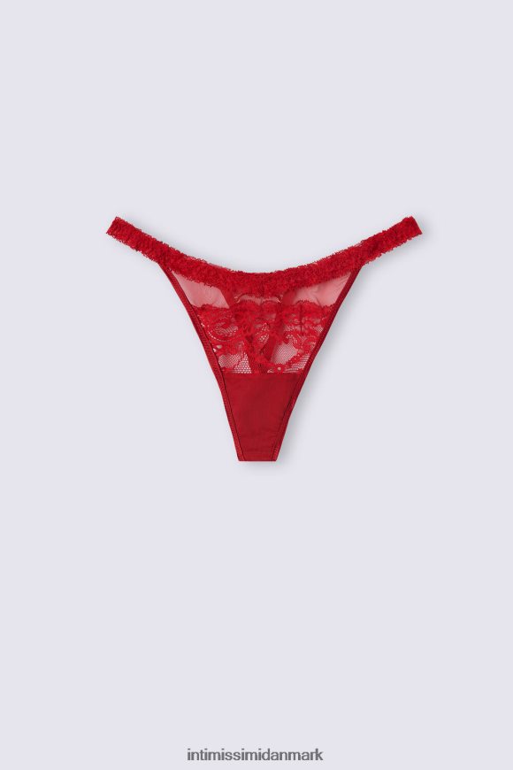 Intimissimi syndige fantasier 80\'er-stil g-streng Kvinder 9888-forseglende voksrød undertøj 8DZ4XJ850