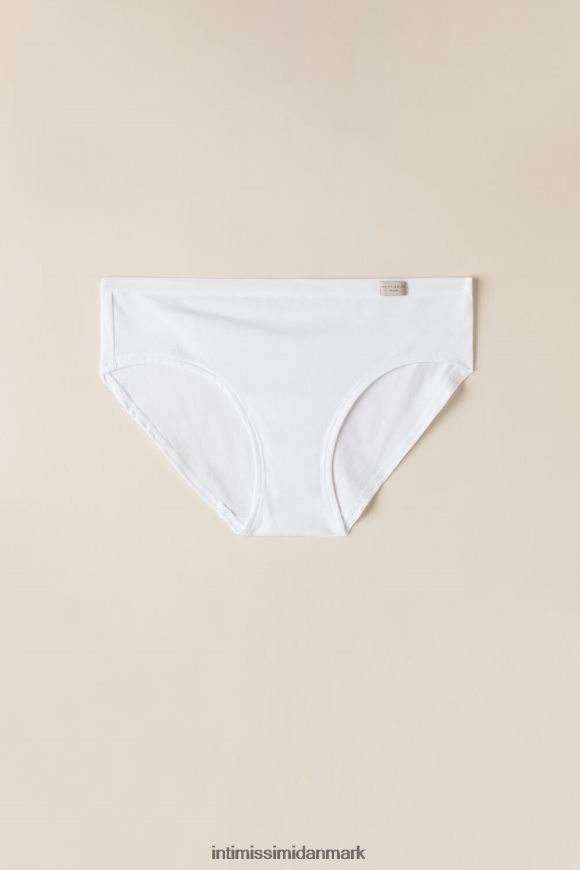 Intimissimi heldækkende bomuldsbukser Kvinder 001-hvid undertøj 8DZ4XJ1033